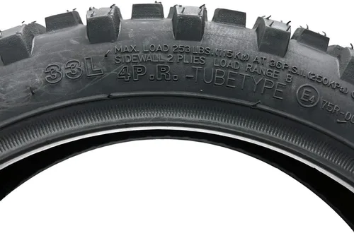 Miniatura 5 de MMG Juego de 2 mini neumáticos Knobby 2.50/10 tipo tubo delantero o trasero todoterreno patrón de motocross