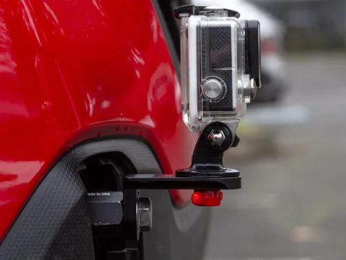 Miniatura 3 de CravenSpeed Soporte atornillable con gancho de remolque fácil para cámaras GoPro compatible con Porsche 911 [992] 2020-2023 Soporte de leva