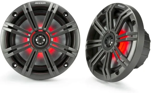 Miniatura 4 de KICKER Negro Dual Wake Tower System Charcoal 6,5" altavoces marinos RGB LED