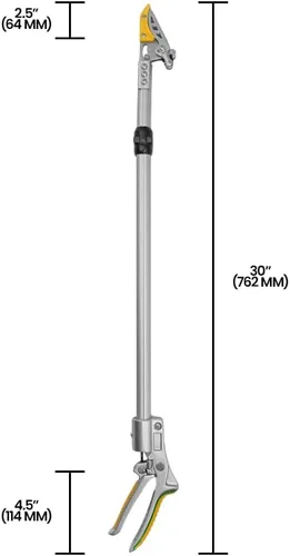 Miniatura 5 de Zenport ZL646 Podadora ajustable de largo alcance, corte y sujete la cabeza ajustable, 29 pulgadas