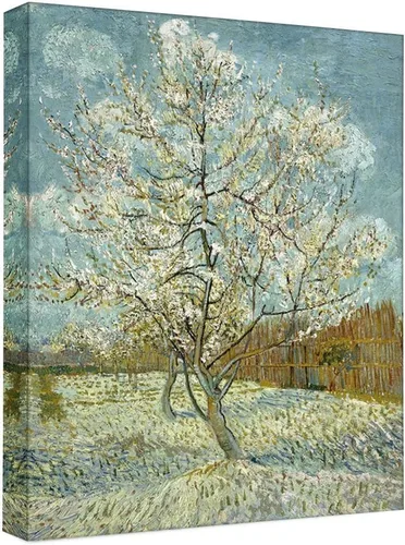 Miniatura 30 de ELITEART -Noche estrellada sobre el ródano por Vincent Van Gogh Giclée Art Canvas Prints- Tamaño del marco: 28 x 35 pulgadas