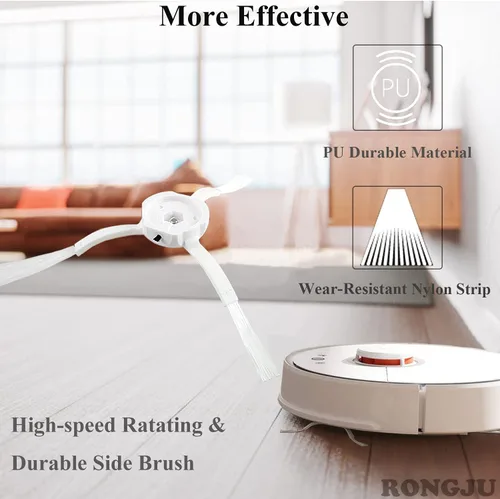 Miniatura 3 de Kit de accesorios compatible con Roborock S4 S5 S6 E4 E20 E25 E35 S50 Xiaomi Mi Mijia aspiradora robótica, paquete de 22 piezas de repuesto, 2