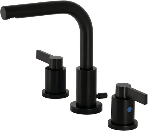 Miniatura 10 de Fauceture FSC8958NDL - Grifo de baño de 8 pulgadas con drenaje emergente, níquel cepillado