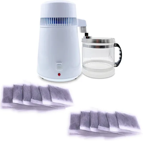 Miniatura 3 de Xcivi Filtros de destilador de carbón activado de repuesto compatibles con Megahome y otros destiladores de agua de encimera (12)