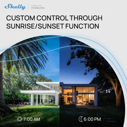 Miniatura 6 de Shelly 1 Gen3, interruptor de relé inteligente WiFi con contactos secos, 1 canal 16A, compatible con Alexa, Home Assistant, SmartThings y Google