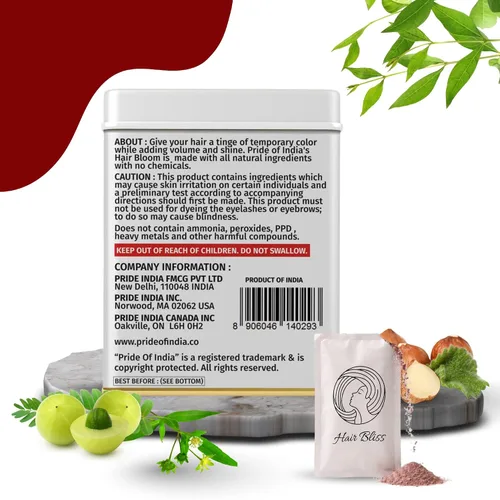 Miniatura 2 de Tinte Pride Of India para el cabello, en polvo, de hierbas y de 8.5 onzas