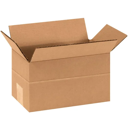 Aviditi MD955 Caja de cartón corrugado de profundidad múltiple 9 pulgadas de largo x 5 pulgadas de ancho x 5 pulgadas de alto, kraft, para envío,