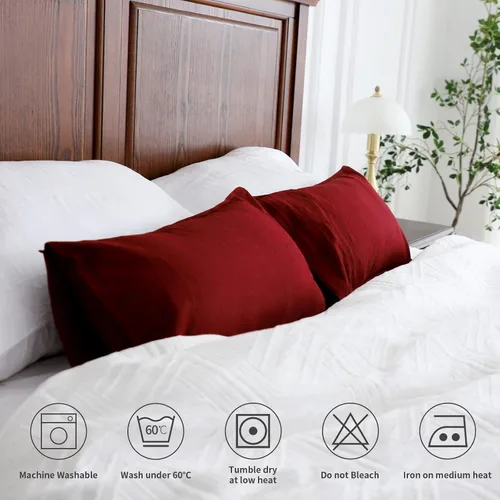 Miniatura 3 de Simple&Opulence - Fundas de almohada lumbar de lino 12x20 pulgadas, juego de 2, mezcla de lino y algodón, rectangulares, decorativas, para sofá
