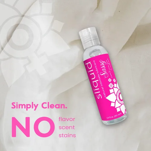 Miniatura 9 de Sliquid Sassy - Lubricante a base de agua, gel grueso y duradero, lubricante natural para mujeres/hombres/parejas, sin perfume, 2 onzas líquidas