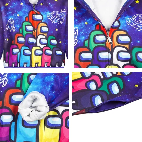 Miniatura 3 de Sudadera con capucha para niños, suéter para niños de 5 a 10 años