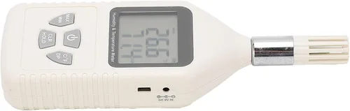 Miniatura 4 de Hyuduo GM1360A Digital Thermometer Hygrometer Handheld Temperature Humidity Meter with Large LCD Screen Dual Sensors for Factory Lab Warehouse