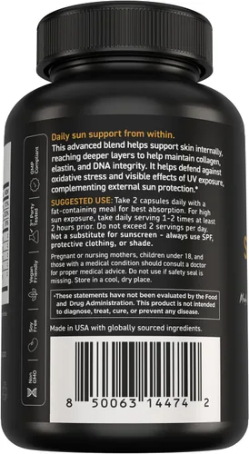 Miniatura 5 de Vital Vitamins Cápsulas de apoyo solar NAD+