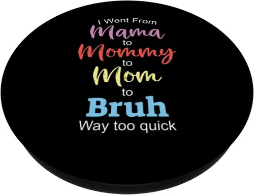 Miniatura 2 de Niño Mamá Bruh PopSockets intercambiables PopGrip
