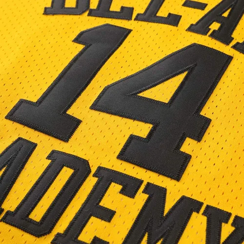 Miniatura 5 de Generies 14 The Fresh Prince of Bel Air Academy - Camiseta de baloncesto para hombre color negro Amarillo