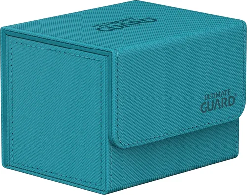 Miniatura 18 de Ultimate Guard Sidewinder 100+, caja de cubierta para 100 tarjetas TCG de doble manga, gris, cierre magnético y forro interior de microfibra para un