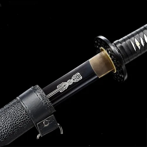 Miniatura 4 de Espada samurái Espadas katanas tradicionales forjadas a mano auténticos samuráis japoneses Colección Katanas de acero de alto carbono Sharp Full