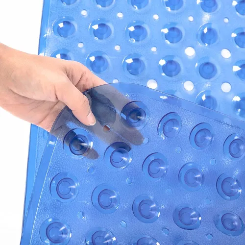 Miniatura 2 de Tapete antideslizante extra largo para bañera y ducha de 39 x 16 pulgadas, antideslizante para suelos húmedos para baños de ancianos y niños, 30%
