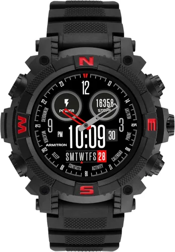 Armitron Connect Sync Smartwatch, rastreador de salud y fitness, modos deportivos, resistente al agua y más