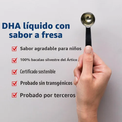 Miniatura 4 de Nordic Naturals - DHA líquido para niños, suplemento de aceite de pescado DHA Omega-3 para niños, apoya la salud del corazón y el desarrollo