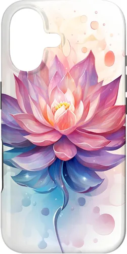 Miniatura 32 de Funda para iPhone 14 Pro Max Lotus Flower Symbol of Beauty and Spirituality Illustration Case