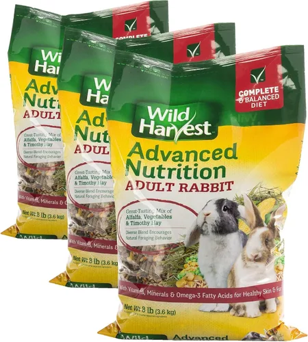 Miniatura 9 de Wild Harvest Wild Harvest - Dieta de nutrición avanzada para conejos, 4.5 libras (WH-83544)