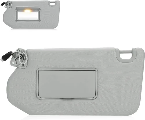 Miniatura 12 de Visera solar lateral izquierda y derecha con luz para Nissan Pathfinder 2013-2018, para Infiniti QX60 2014-2017, para Infiniti JX35 2013, repuesto