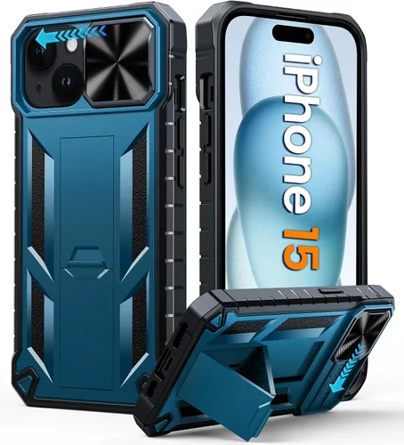 Miniatura 47 de FNTCASE for iPhone 11-Pro Phone Case: Military Grade Drop Proof Mobile Cover with Kickstand & Slide Rugged Shockproof Bumper Heavy Duty Protector