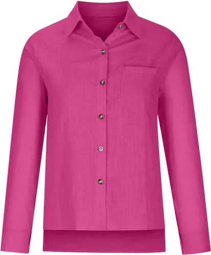 Miniatura 172 de SMIDOW Camisa de algodón y lino con botones para mujer