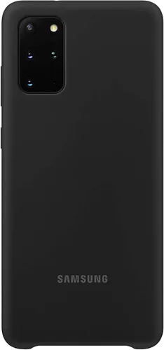 Samsung Funda para Galaxy S20+ Plus, cubierta trasera de silicona, color negro (versión de EE. UU. con garantía) (EF-PG985TBEGUS)