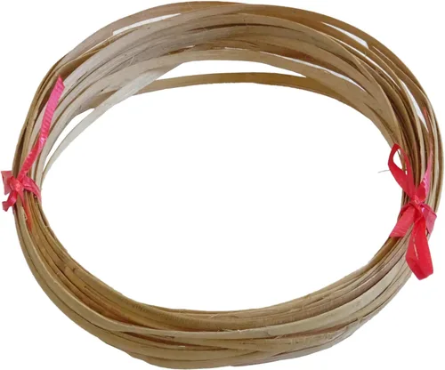 Miniatura 12 de Cesta de silla de muebles planos de ratán con bastón de reparación natural, marrón oscuro