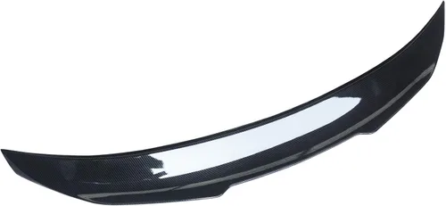 Miniatura 4 de NINTE Alerón para Infiniti Q50 Q50S Sedan 2014 2015 2016 2017 2018 2019 2020 2021 2022 2023 2024 ABS pintado fibra de carbono revestimiento PSM