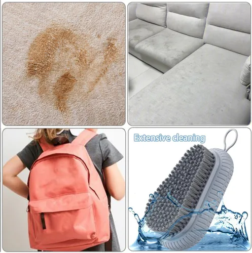Miniatura 4 de Cepillo de limpieza para alfombras de lavandería, cepillo de limpieza de alfombras, cepillo de lavandería para manchas en la ropa, cepillos