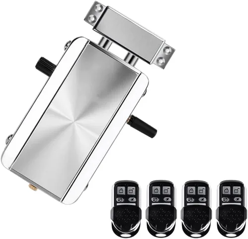 Kit electrónico inteligente de cerradura de puerta para el hogar, sistema de control de acceso inalámbrico antirrobo de seguridad para el hogar sin