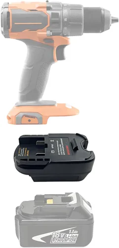 Miniatura 9 de EID Adaptador MT20DL para batería Makita de 18 V a Dewalt 20 V Max XR DCB180 Herramientas Convertir para Makita BL1850B BL1840 BL1830B BL1815 a
