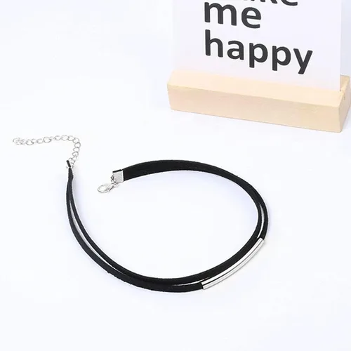 Miniatura 7 de Collar negro gargantilla de terciopelo collares de moda punk joyería para mujer