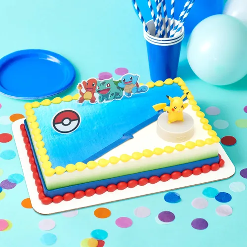 Miniatura 5 de DecoSet® Pokémon Decoración de Pastel de Pikachu con Luz, Juego de Decoración de 3 Piezas, Decoraciones de Cumpleaños Para Pasteles de Todos