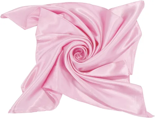 Miniatura 3 de SATINIOR Bufanda de gasa con cuello cuadrado, pañuelo retro con cinta de satén para mujer