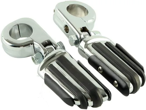 Miniatura 6 de TCMT Reposapiés universales de montaje en clavija de autopista para Harley Touring Road King Street Glide Road Glide Electra Glide Softail Sportster