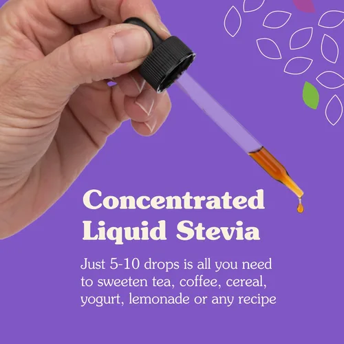 Miniatura 6 de NuNaturals Stevia líquida de vainilla, edulcorante sin azúcar, sustituto de azúcar a base de plantas, cero calorías, 2 onzas (paquete de 2)