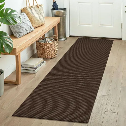 Miniatura 22 de KOZYFLY - Tapetes para entrada, lavable, tejido, con respaldo de goma antideslizante, de algodón, interiores, cocina, entrada, vestíbulo y puerta