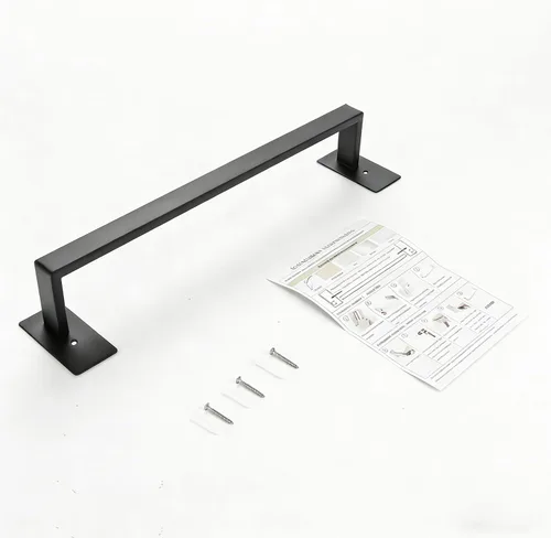 Miniatura 7 de Barra de Toalla de Baño Autoadhesiva, Toallero sin Perforación Fácil de Instalar, Soporte de Toalla de Mano Hecho de Acero Inoxidable Premium