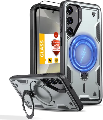 Miniatura 25 de Funda magnética para Google Pixel 9A compatible con cargador inalámbrico MagSafe, para Pixel 9A, funda de teléfono integrada de 360 °, con 2