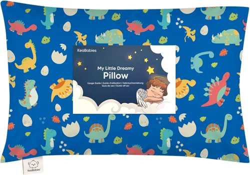 Miniatura 22 de KeaBabies - Almohada con funda para niños pequeños, almohada My Little Dreamy de 13 x 18 pulgadas (ABC Land)