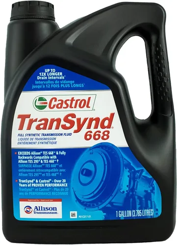 Productos Stone River Castrol TranSynd 668 Allison 2021 Especificaciones actualizadas 1 GALÓN SOLO POR DOXA WORLDWIDE