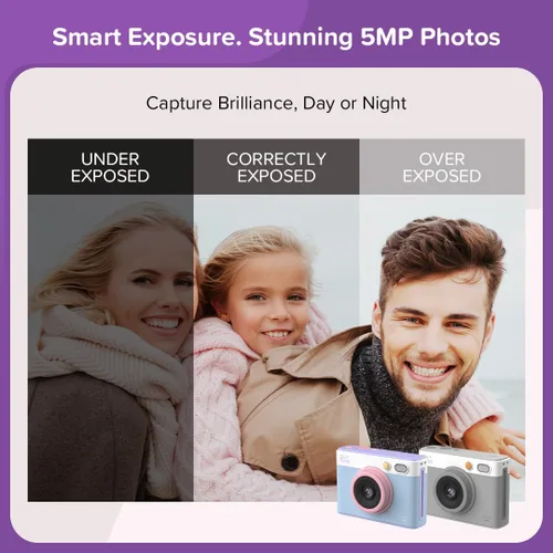 Miniatura 5 de Nueva Cámara myFirst Insta Lux - Cámara Digital de Impresión Instantánea a Todo Color, Impresora Fotográfica Móvil, Idea de Regalo de Cumpleaños