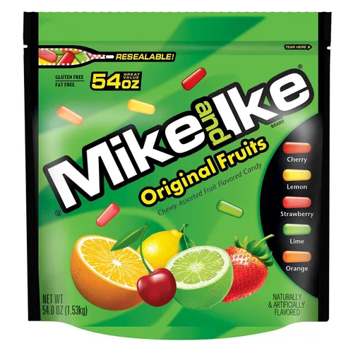 Miniatura 10 de Mike and Ike Original Fruits (1 caja de 24 paquetes individuales de 0.78 onzas)