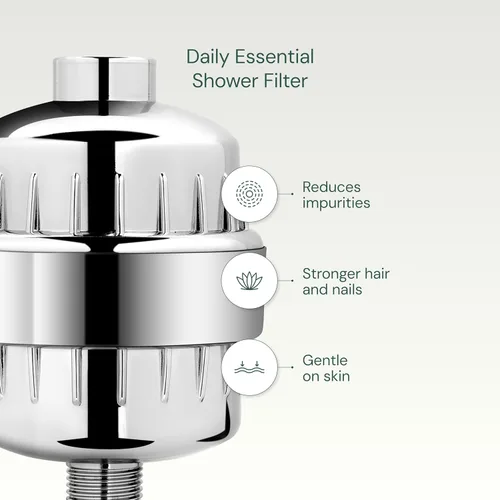 Miniatura 4 de AquaBliss Filtro de ducha universal de alta salida con cartucho de filtro de varios niveles reemplazable – Transforma la picazón, el eccema