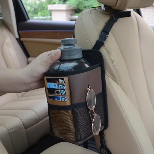 Miniatura 7 de Expansor de portavasos grande para automóvil, se adapta a botellas de agua grandes de 24/36/40/46 oz, bolsa portabebidas grande - vehículo