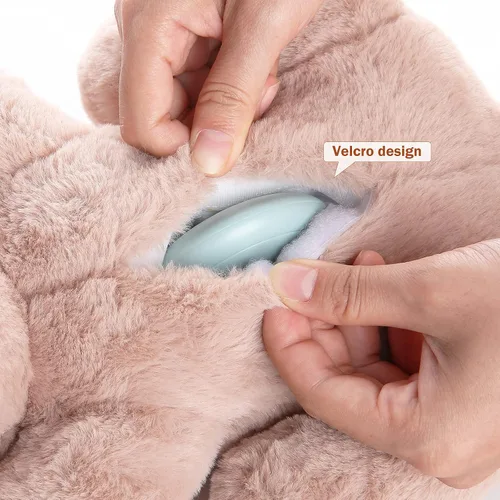 Miniatura 2 de WEOK Juguete de latido del corazón para cachorro, juguete para aliviar la ansiedad por separación, juguete para cachorros con latido del corazón