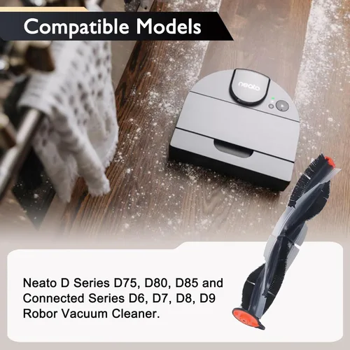 Miniatura 6 de Piezas de repuesto para Neato Botvac Serie D D3 D4 D5 D6 D7 D75 D80 D85 Kit de accesorios para aspiradora robot incluye 2 cepillos principales, 2